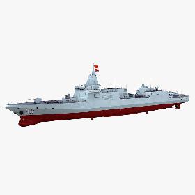 Chinese Navy Type 055 Destroyer model